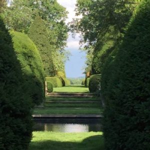 Italian Renaissance Garden and historic home of Wethersfield grace the fields of Millbrook New York. Flower beds, activities and events