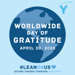 Americans for the Arts Word-wide day of Gratitude 